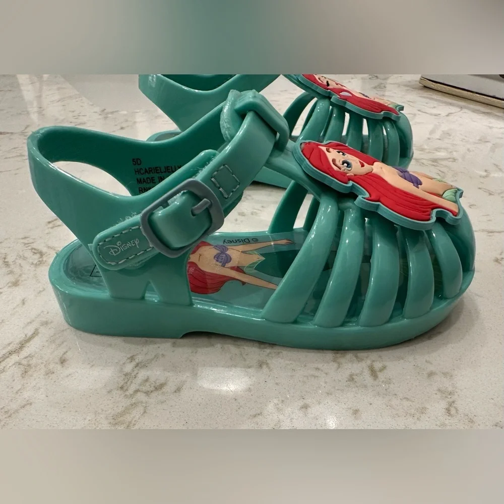 Harper Canyon x Disney Kids Ariel Fisherman Sandal NWOT 5